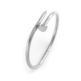 European and American stainless steel bracelet women's heart-shaped nail bracelet 18k vacuum plating does not fade